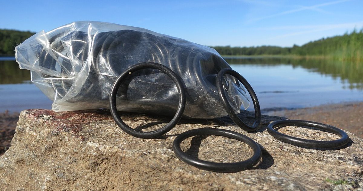 Anéis o-ring de borracha nitrílica (NBR) com 70 Shore A